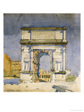 Rome, Arch of Titus, 1891