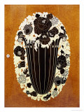 Buy Detail of "Etat d'Angle", an Ivory and Ebony Inlaid Amboyna Encoignure, 1916 at AllPosters.com