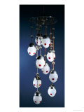 Buy A Wiener Werkstatte Chromed Metal and Glass Hanging Light Design at AllPosters.com