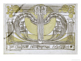 Conversazione Programme, Designed for the Glasgow Architectural Association, 1894
