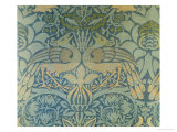 Buy Detail of a Pair of Morris & Co Peacock and Dragon Woven Twill Curtains, circa 1889 at AllPosters.com
