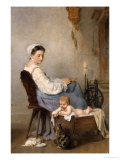 Buy Watching the Kittens, 1868 at AllPosters.com