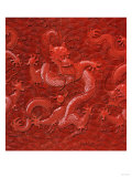 Buy A Very Rare Imperial Cinnabar Lacquer Nine-Dragon Portable Tea-Ceremony Chest (Detail) at AllPosters.com
