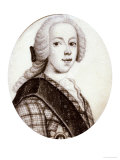 Buy Prince Charles Edward Stuart (1720-1788), Facing Left in Tartan Coat and White Cravat at AllPosters.com