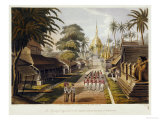 Great Dagon Pagoda, Rangoon, Burma, 1825-1826