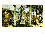Buy A Group of Maidens, with a Lake Scene in the Background at AllPosters.com