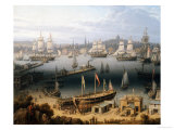 Buy Boston Harbor, 1843 at AllPosters.com