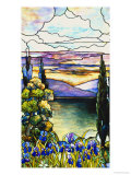 Buy Leaded Glass Landscape Window, circa 1915 at AllPosters.com