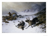 Buy Shooting Reindeer, 1873 at AllPosters.com