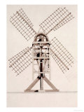 Buy Drawings for Windmills, Dated 1814-17 at AllPosters.com