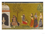 Illustration from a Madhavanala Kamakandala Series, Bilaspur, circa 1680