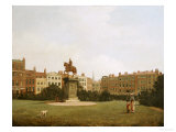A View of Leicester Square, Circle of William James 18th/19th Century A View of Leicester Square, Circle of William James 18th/19th Century