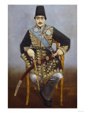 Buy Seated Portrait of Nasir Al-Din Shah Qajar Persia, circa 1850-1870 at AllPosters.com