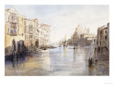 The Grand Canal, with Santa Maria Della Salute, Venice, Italy, 1865