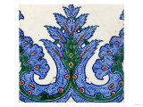 An Iznik Pottery Square Border Tile, circa 1560