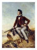 Buy Portrait of a Gentleman Thought to Be Prince Albert Seated in Highland Dress Holding a Gun at AllPosters.com