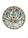 An Isnik Polychrome Pottery Dish, First Half 17th Century