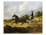 Buy Confidence, Drawing a Gig Driven by a Groom, Dated 1842 at AllPosters.com
