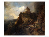 Buy The Marksburg on the River Rhine, 1869 at AllPosters.com