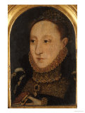 Portrait of Queen Elizabeth I, Bust-Length, Holding a Prayer Book, circa 1565