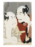 Buy Double Half-Length Portrait of the Actors Nakajima Wadaemon and Nakamura Konozo, circa 1794 at AllPosters.com