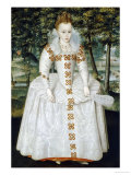 Buy Portrait of a Lady, Traditionally Identified as Queen Elizabeth of Bohemia, Dated 1603 at AllPosters.com