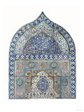 An Important Diyarbekir Tile Mihrab of Ogival Arched Form Comprising Twelve Tiles, circa 1570