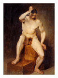 Buy A Seated Male Nude at AllPosters.com