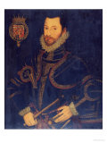 Buy Portrait of Robert Devereux (1566-1601), 2nd Earl of Essex, Aged Thirty-Two, in Armour at AllPosters.com