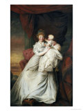 Buy Portrait of Eleanor, Countess of Harborough, with Her Son Robert at AllPosters.com