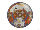 Buy A Very Large Imari Dish Decorated in Various Coloured Enamels, 19th Century at AllPosters.com
