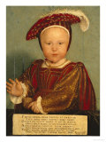Buy Portrait of Edward Prince of Wales, Later Edward VI, as a Child at AllPosters.com