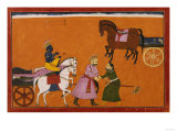 Illustration to Bhagavatat Purana Basoli, circa 1750
