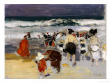 Buy Playa de Biarritz, 1906 at AllPosters.com