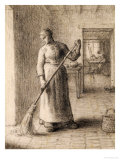 Buy Woman Sweeping Her Home at AllPosters.com
