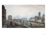 Buy Matthew Bridge and the Customs House, with the Tower of St. Marys Cathedral, 1819 at AllPosters.com