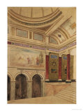 Buy The Entrance Hall of the National Gallery, London: Scheme for the Painted Ecoration, circa 1887 at AllPosters.com