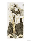 Buy Portrait of the Actor Sawayuna Sojuro III in the Role of Otamo No Kuronushi at AllPosters.com