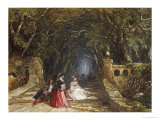 Buy Elegant Figures on a Wooded Path, 1857 at AllPosters.com