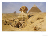 Buy Excavation of the Sphinx, 1887 at AllPosters.com