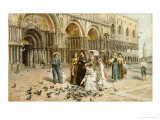 The Pigeons of St. Mark's, Venice, 1876