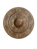 Fine Silver and Copper Inlaid Bronze Boss, Early 13th Century