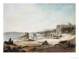 A Drawnet at Tenby, 1795