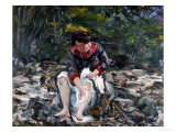 Buy Girl in the Brook, 1913 at AllPosters.com