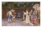 Buy A Presentation of Henri IV of France at the Court of Marguerite Valois, 1887 at AllPosters.com