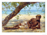 Buy Samuel Under a Tree, Jamaica at AllPosters.com