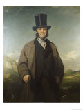A Portrait of Robert Baird of Auchmedden, in a Grey Coat, Black Suit and a Top Hat