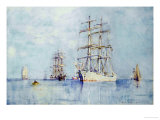 Buy Moored Clippers, 1914 at AllPosters.com