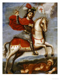 Santiago Matamoros, Mexican School, 18th Century