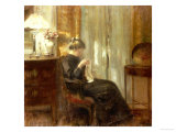 Buy A Woman Sewing in an Interior at AllPosters.com